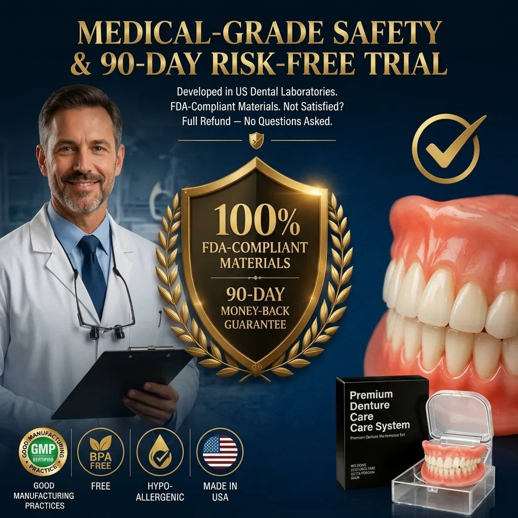 Premium Comfort-Fit Denture Set – Natural Look, Secure Fit, Confident Smile