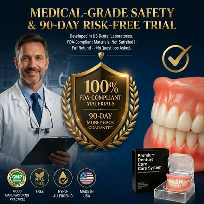 Premium Comfort-Fit Denture Set – Natural Look, Secure Fit, Confident Smile