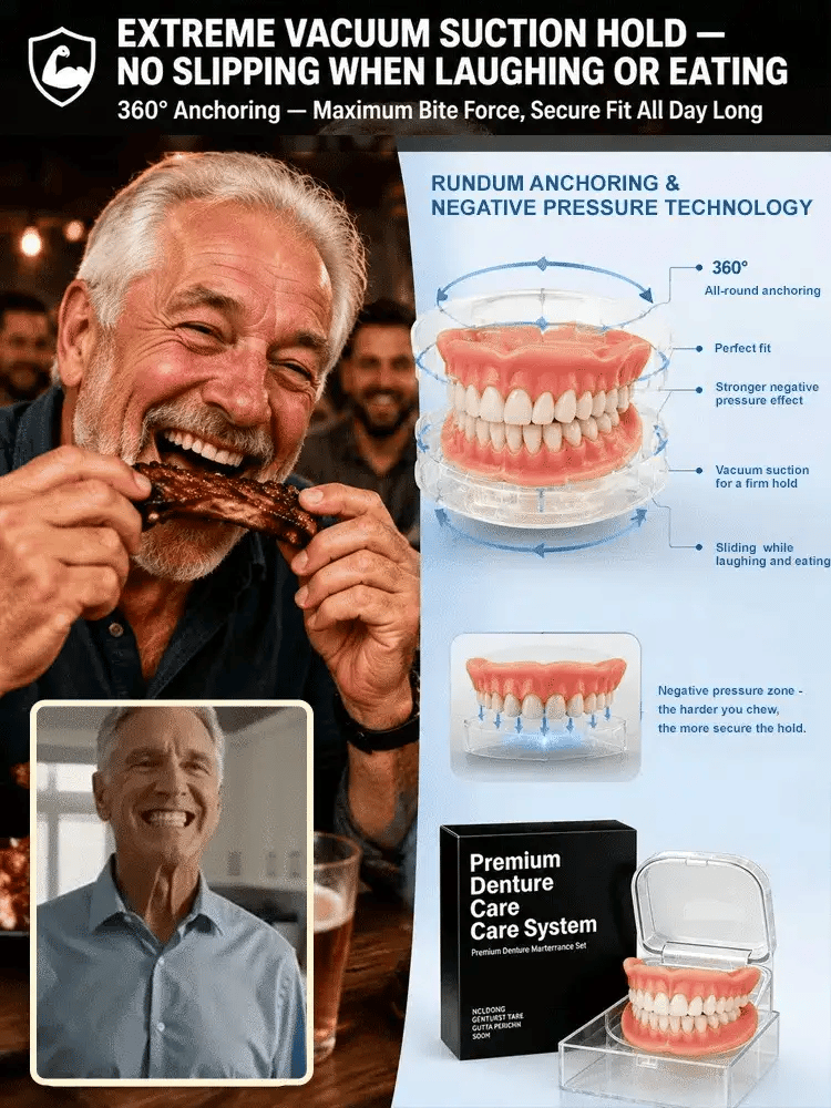 Premium Comfort-Fit Denture Set – Natural Look, Secure Fit, Confident Smile